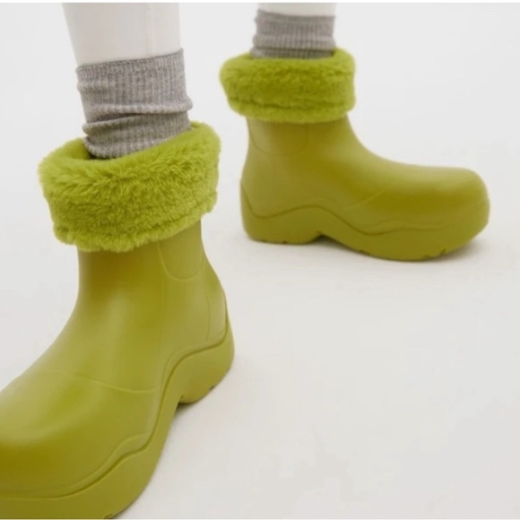 NOIZE Etta vegan rain boots Lime Green EU38 - Picture 1 of 13